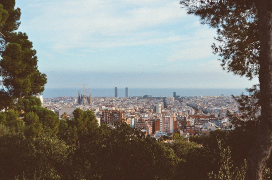 Barcelona from Mt. Tibidabo